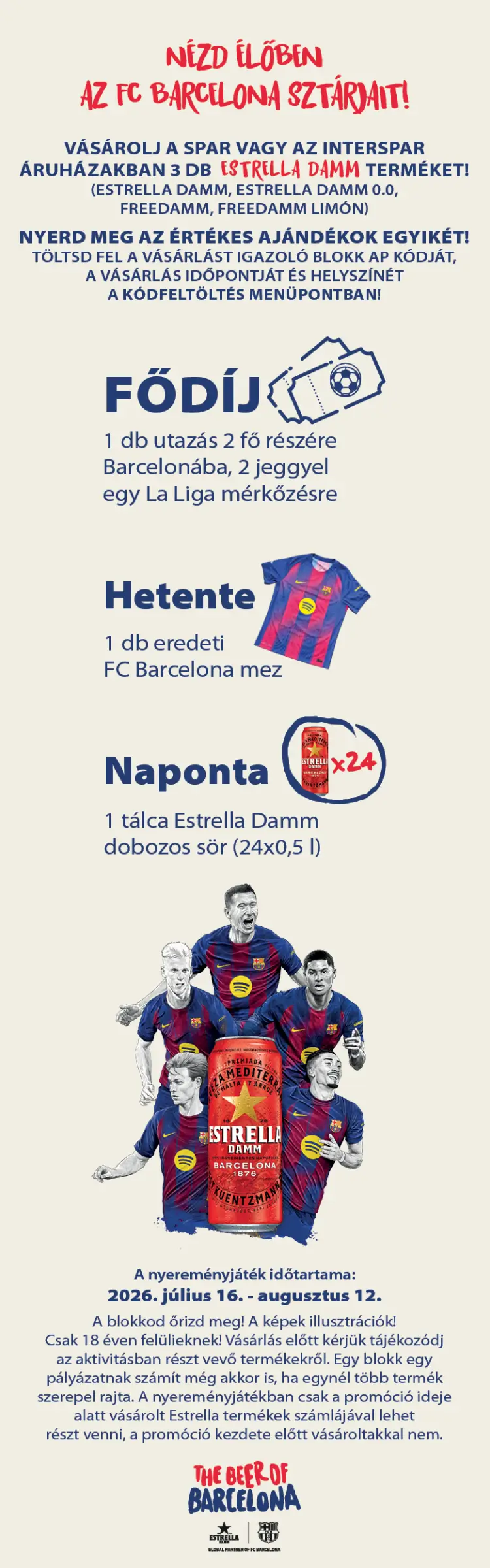 A promóció plakátképe.